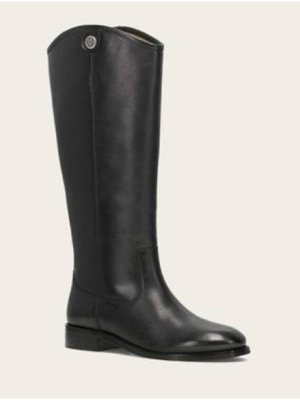 Frye Black MELISSA BUTTON 2 WIDE CALF